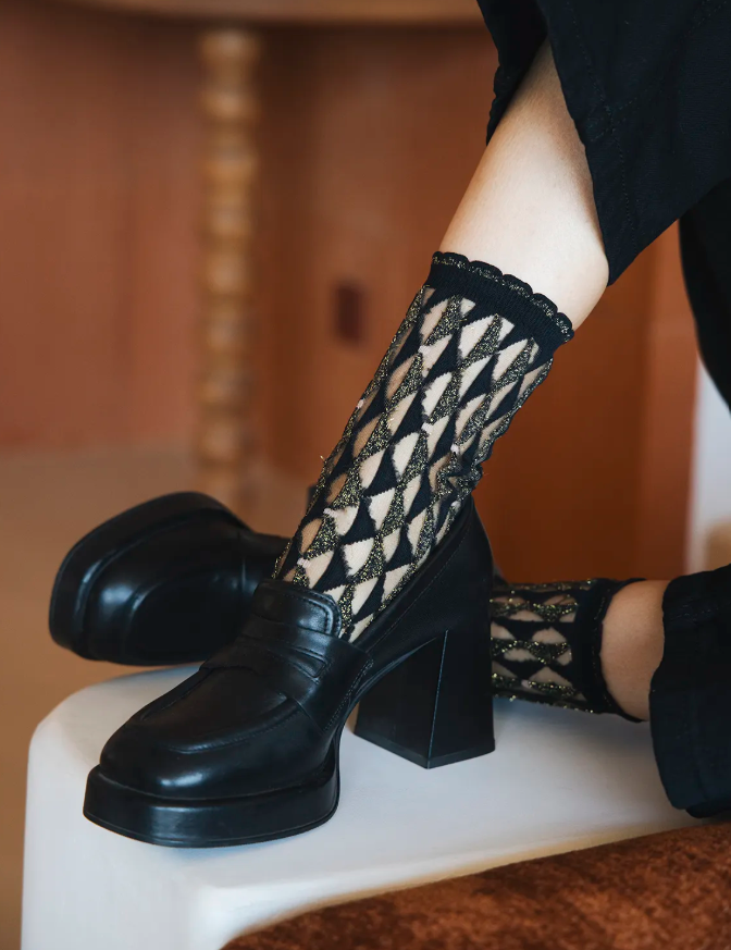 Chaussettes transparentes - Arlecchino Dorée