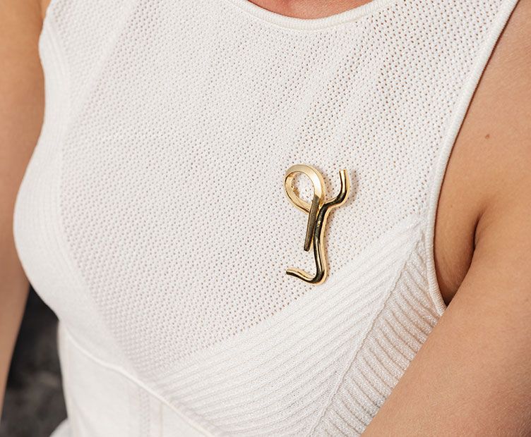 Broche Ulysse - Doré