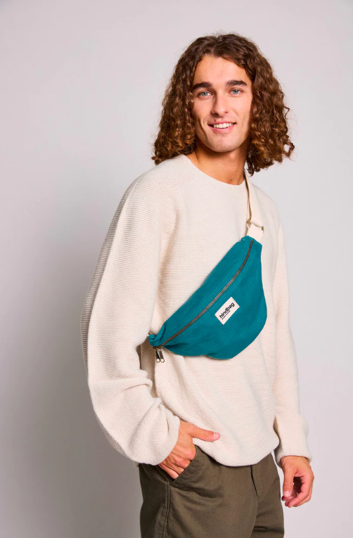 sac banane olivia bleu paon hindbag 4