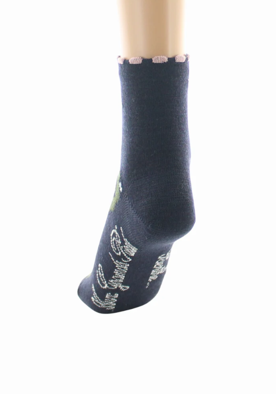 chaussettes courtes laine losanges berthe 5