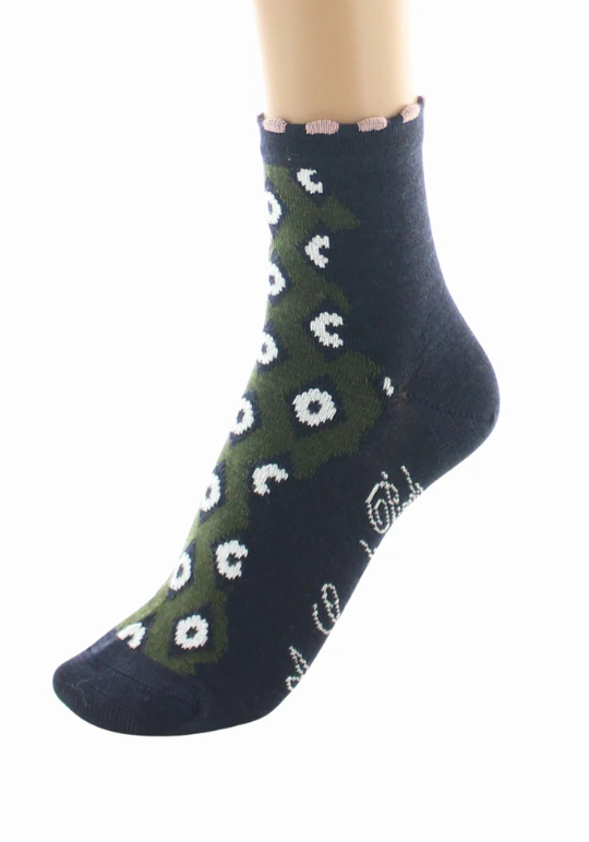 chaussettes courtes laine losanges berthe 4