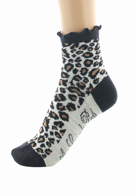 chaussettes courtes laine leopard berthe 4