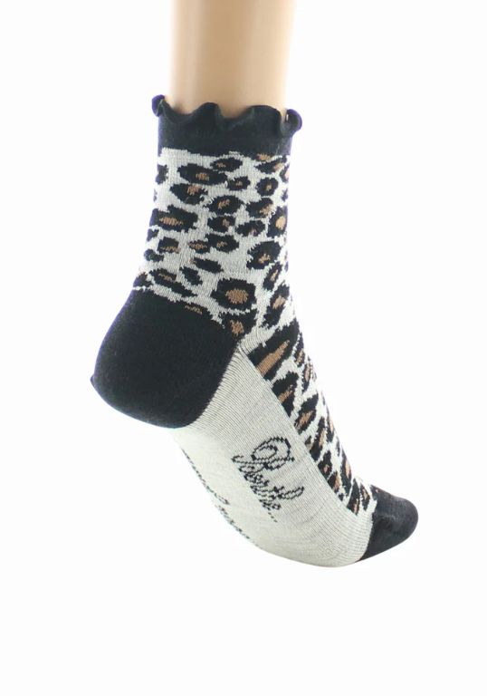 chaussettes courtes laine leopard berthe 6