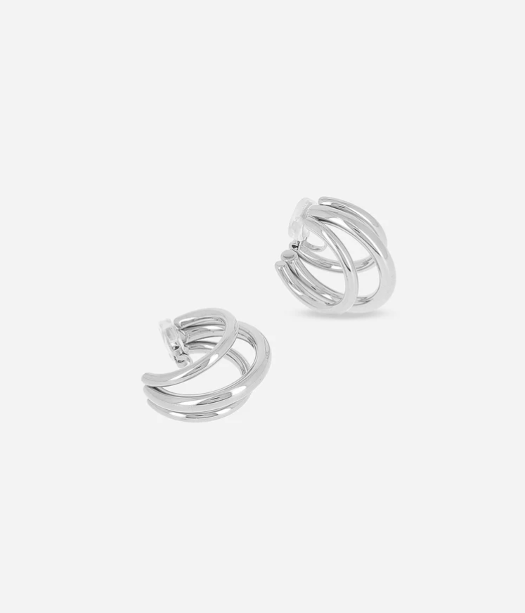 Boucles d\'oreilles à clips Thisbée - Acier