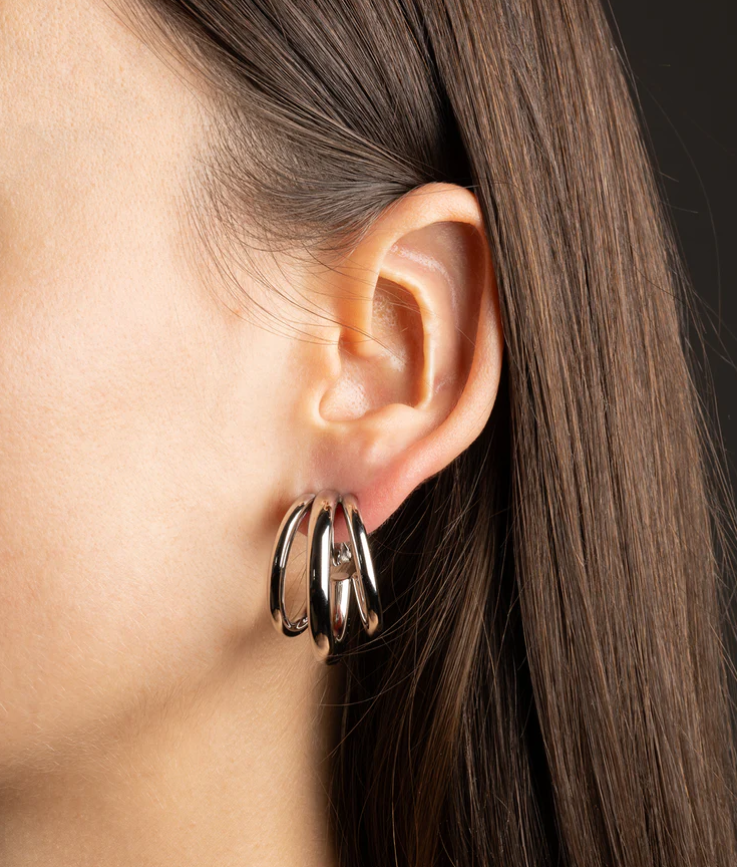 boucles oreilles clips thisbee acier zag 2