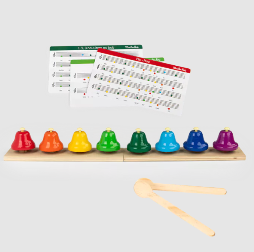 8 clochettes musicales - Les Popipop