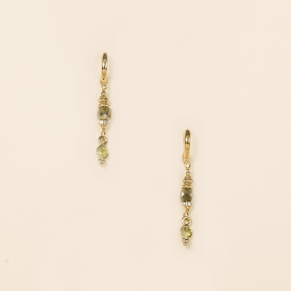 Boucles d\'oreilles Cati - Vert