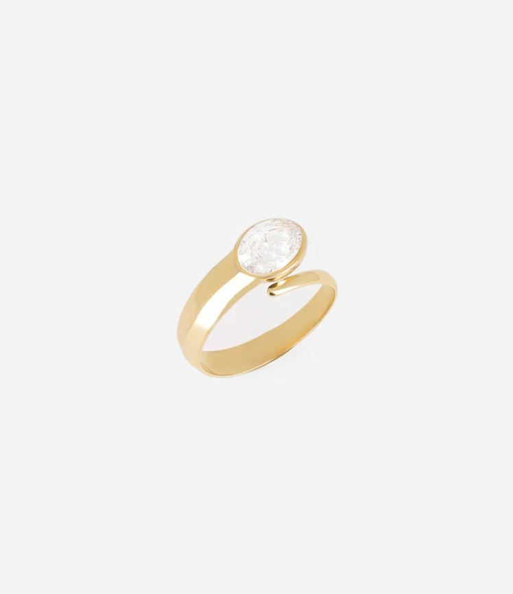 Bague Lunara - Blanc