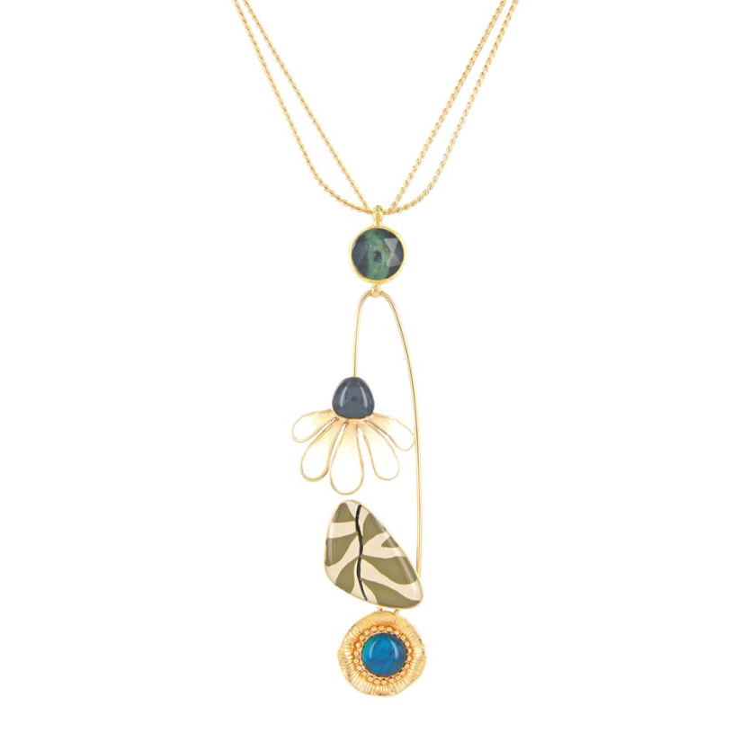 Collier Zen - Doré multi