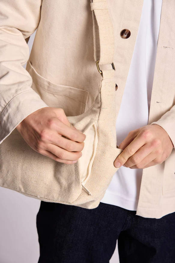 sac multipocket Emile jute hindbag 3