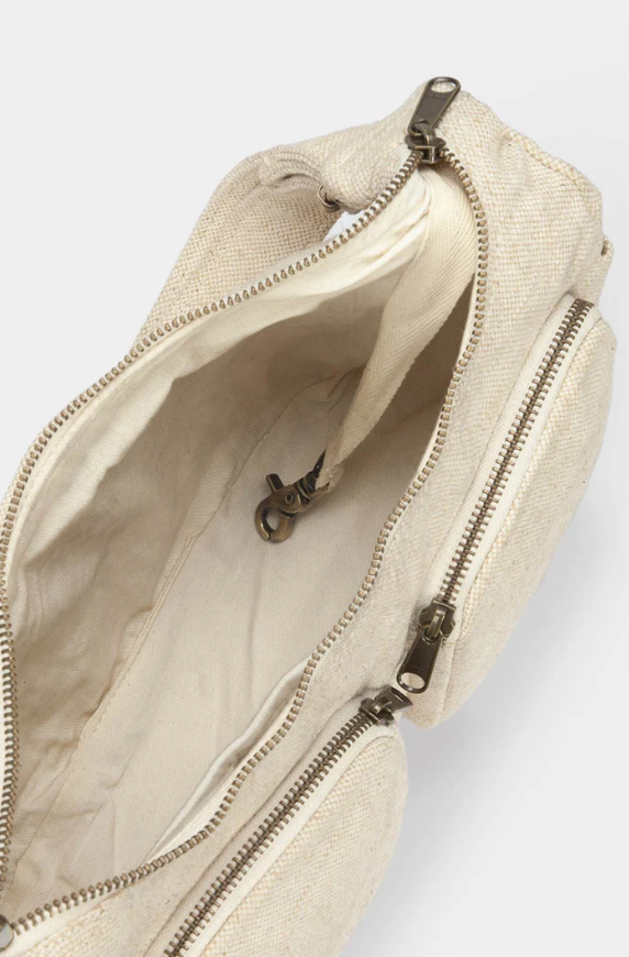 sac multipocket Emile jute hindbag 8