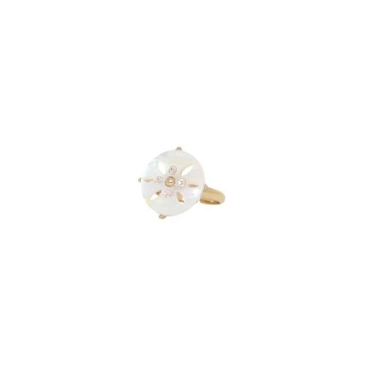 Bague ajustable ronde - Angelique