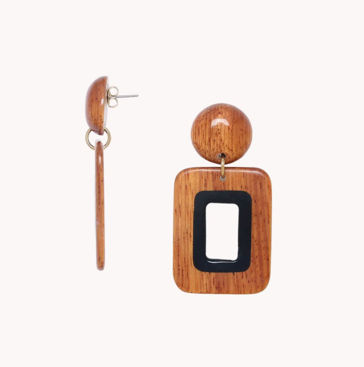 boucles bayong rectangulaire cannelle nature 2