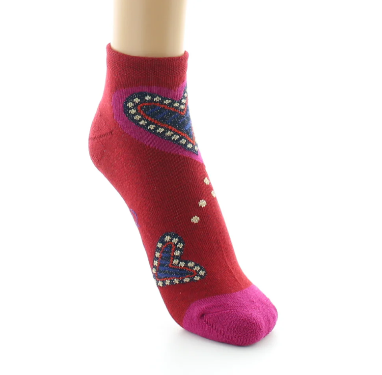 socquettes coton femme coeur berthe 2