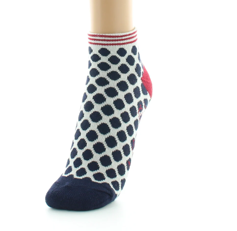 socquettes coton femme pois berthe 3
