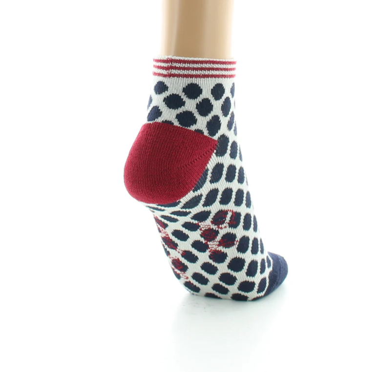 socquettes coton femme pois berthe 5