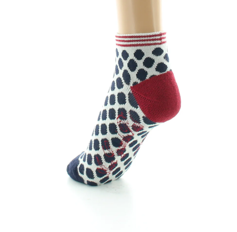 socquettes coton femme pois berthe 4