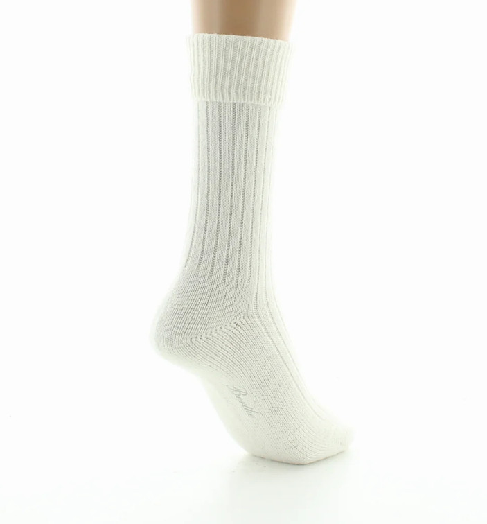 chaussettes femme laine ecru berthe 5