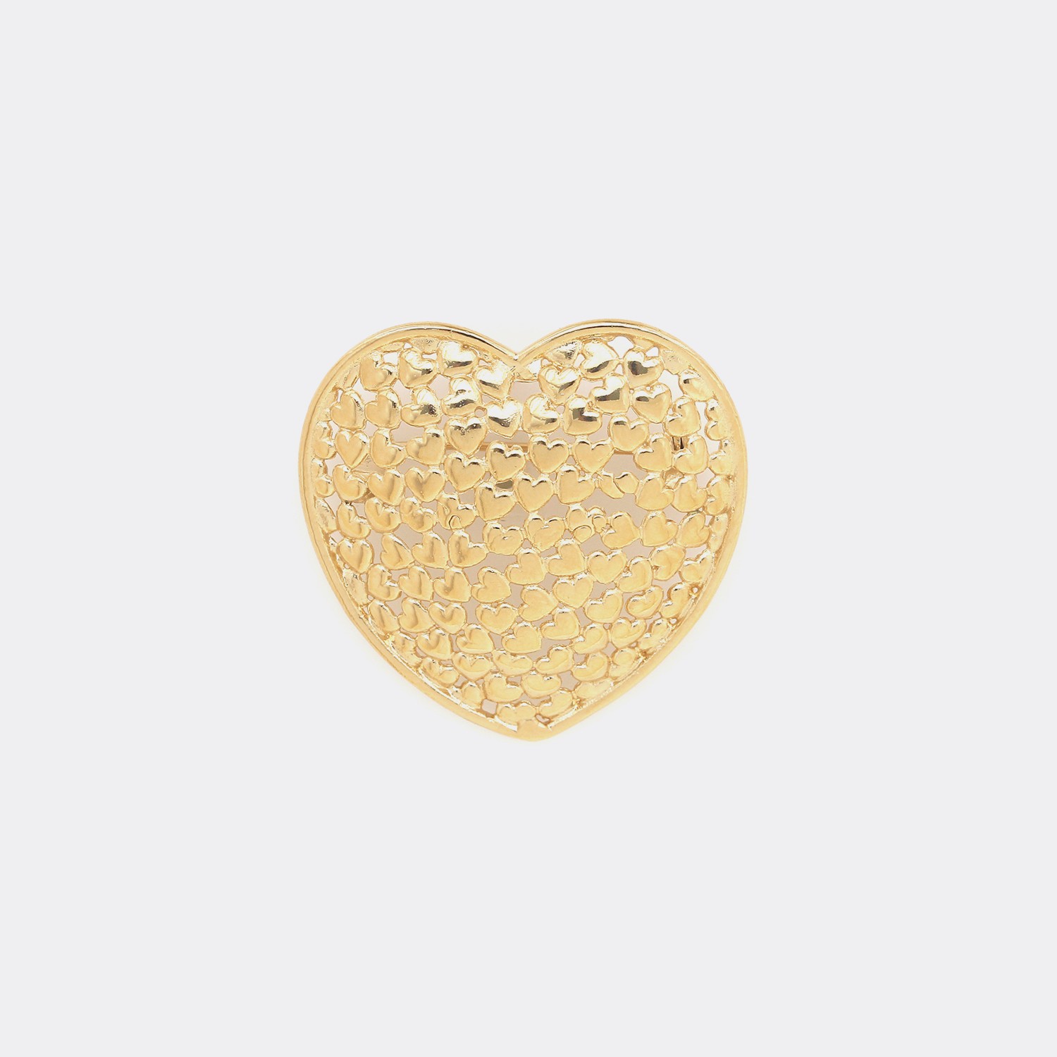 Broche cœur dorée - Mon cœur