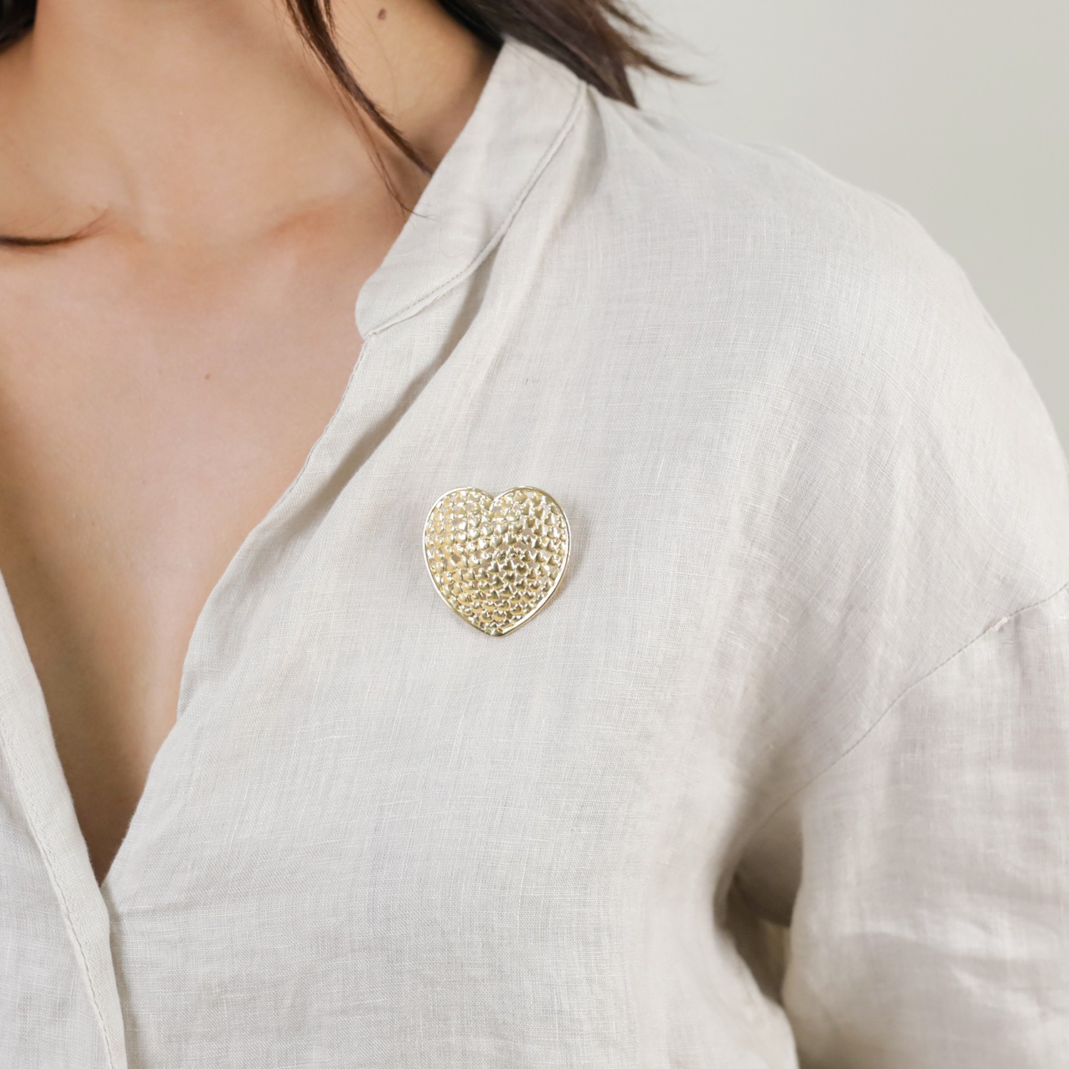 broche coeur dore mon coeur oritao 2