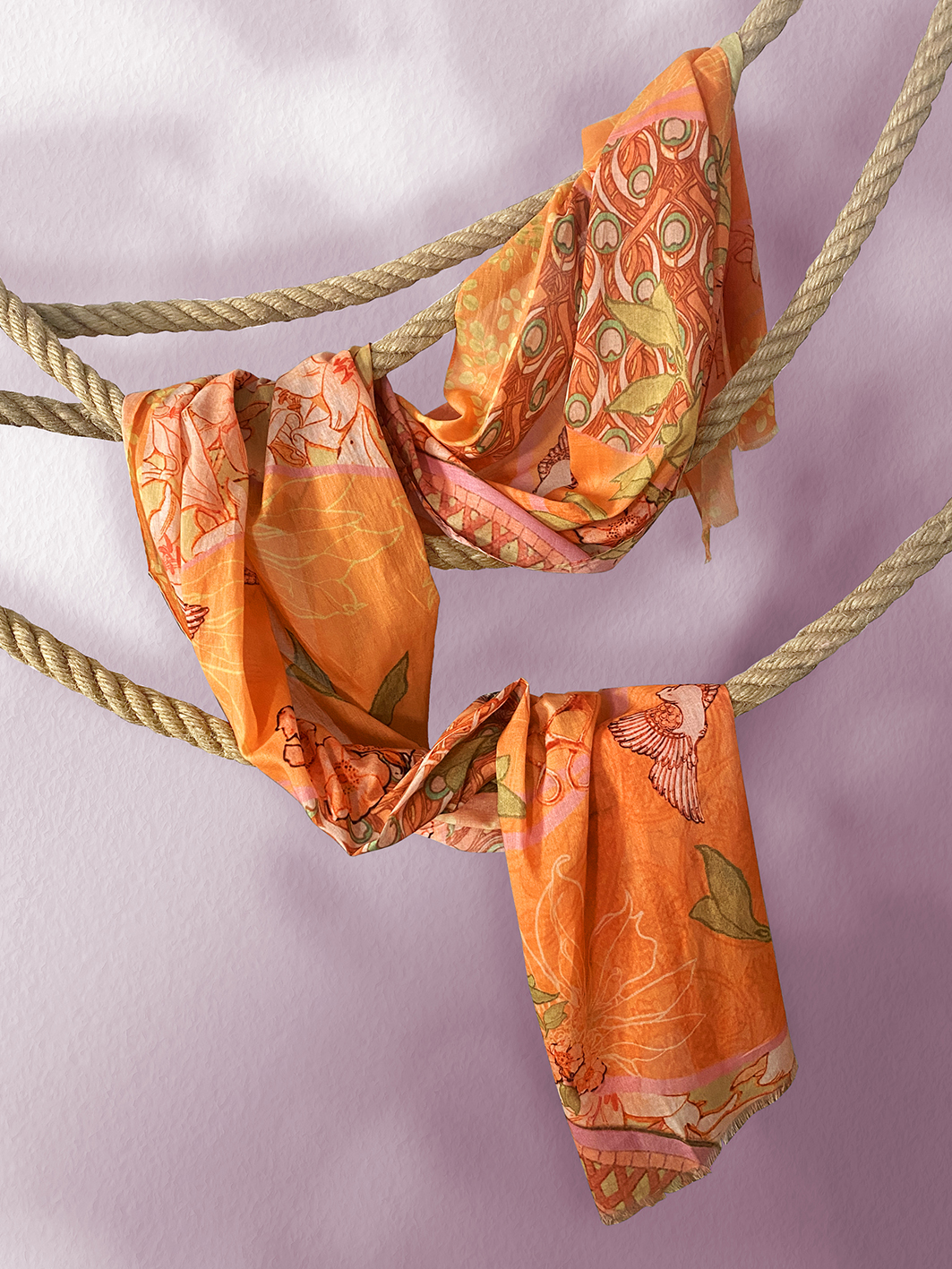 PHOTO_foulard_coton_EVEIL_CORAIL