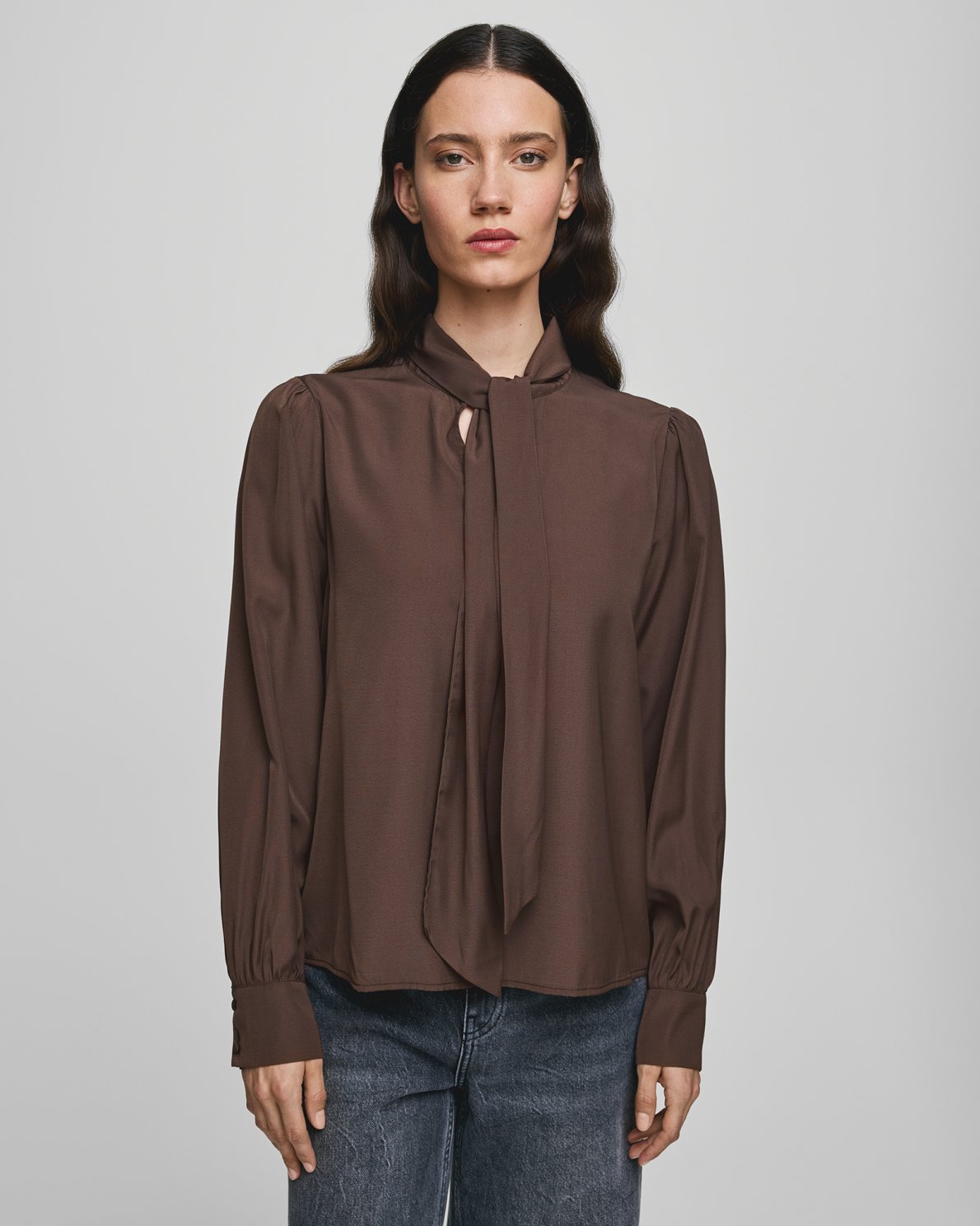 Top Juliana Tie - Hot Fudge (Marron foncé)