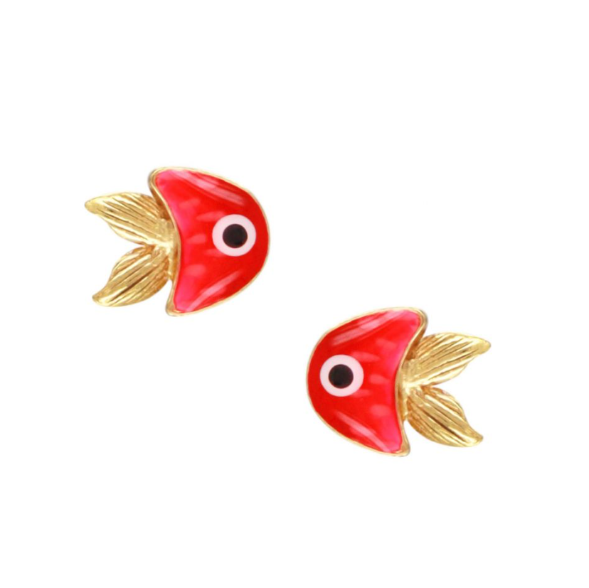 Puces Bocal - Doré rouge