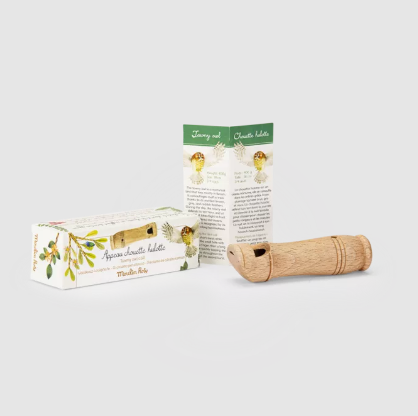 Appeau bois Chouette hulotte - Le Jardin du Moulin