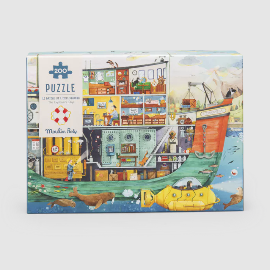 Puzzle Le bateau 200 pièces - Le Jardin du Moulin