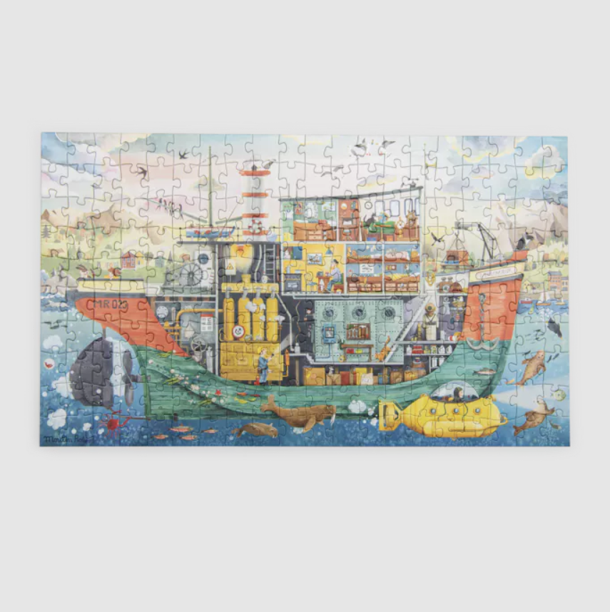 puzzle le bateau 200 pieces Moulin Roty 2