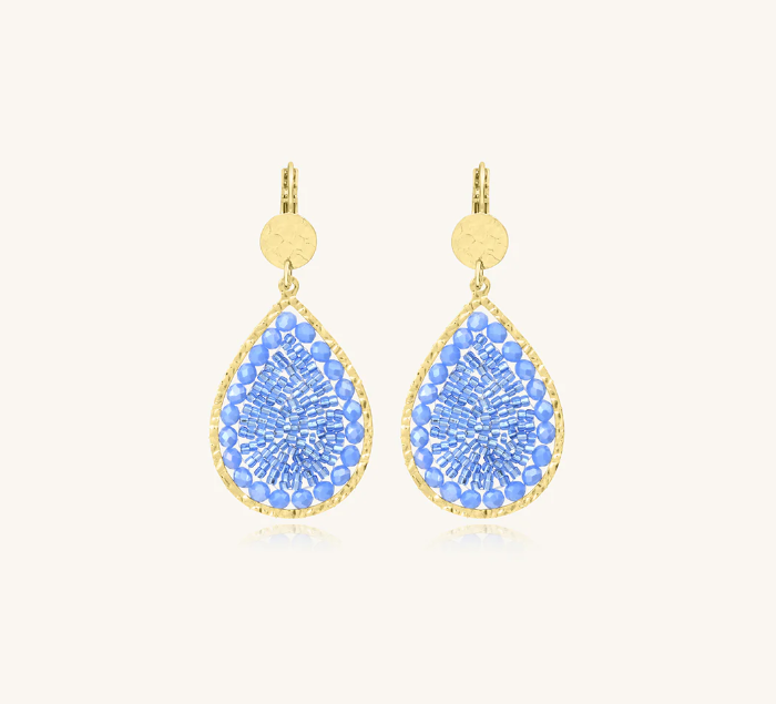 Boucles d\'oreilles Ysé - Céleste
