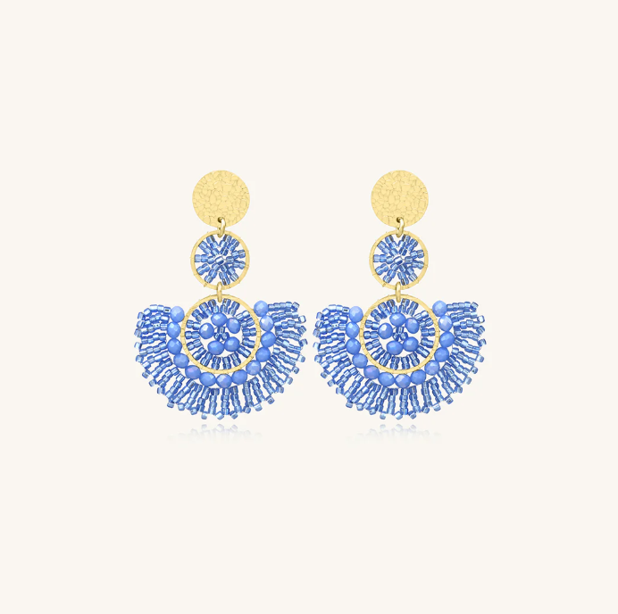 Boucles d\'oreilles Cancun - Céleste