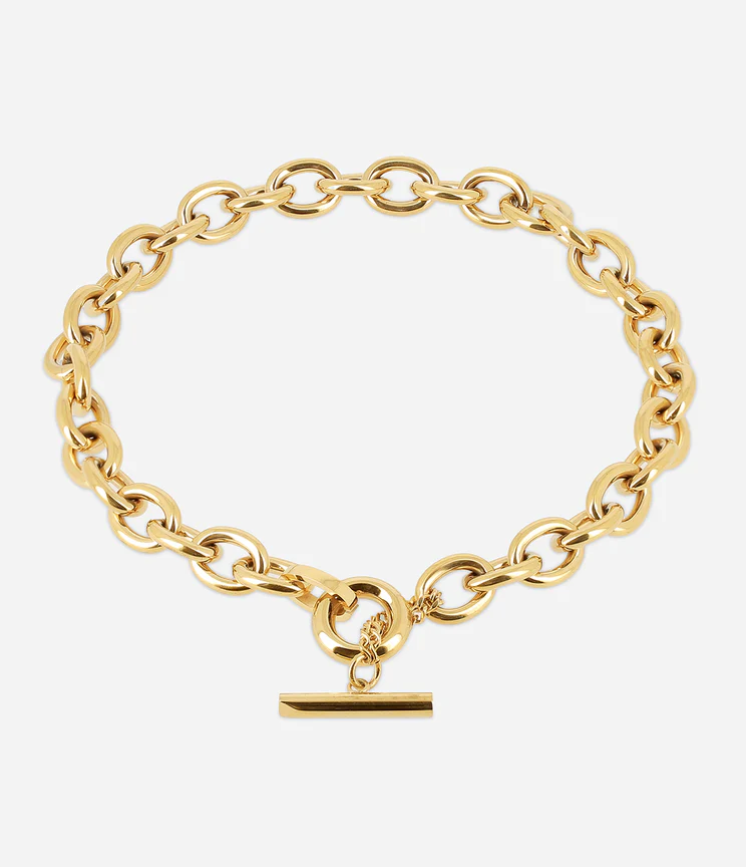 Collier Ecume - Doré