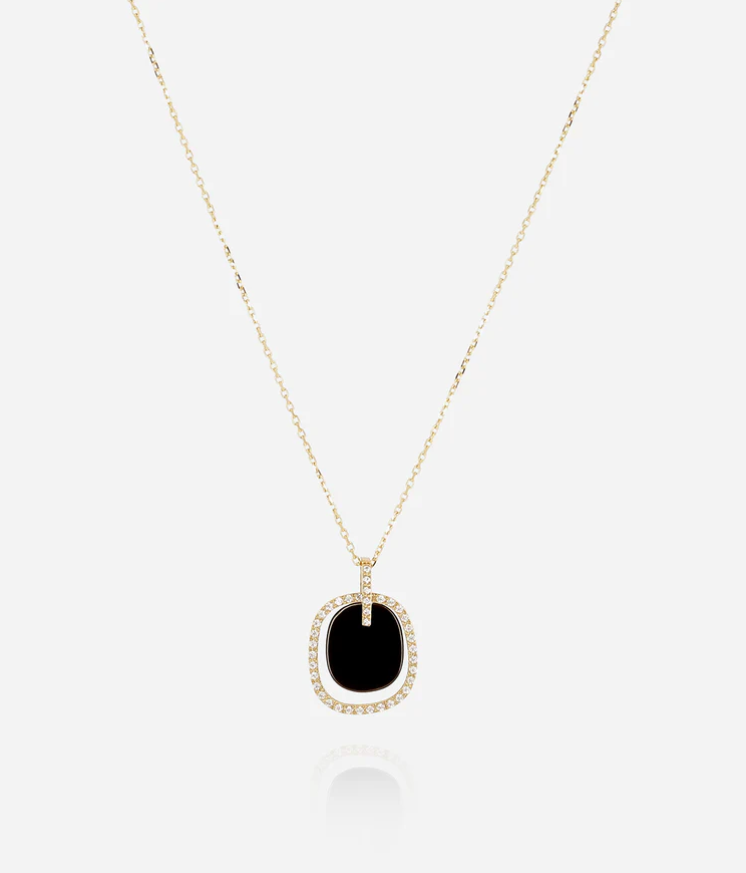 Collier Emilio - Doré et noir