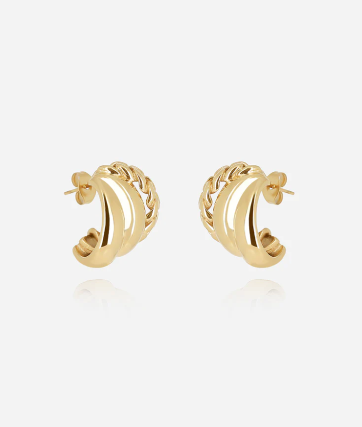 Boucle d\'oreilles Girogio - Doré