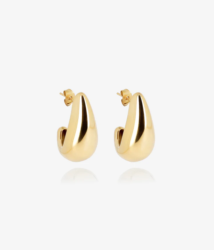 Boucles d\'oreilles Agua - Doré