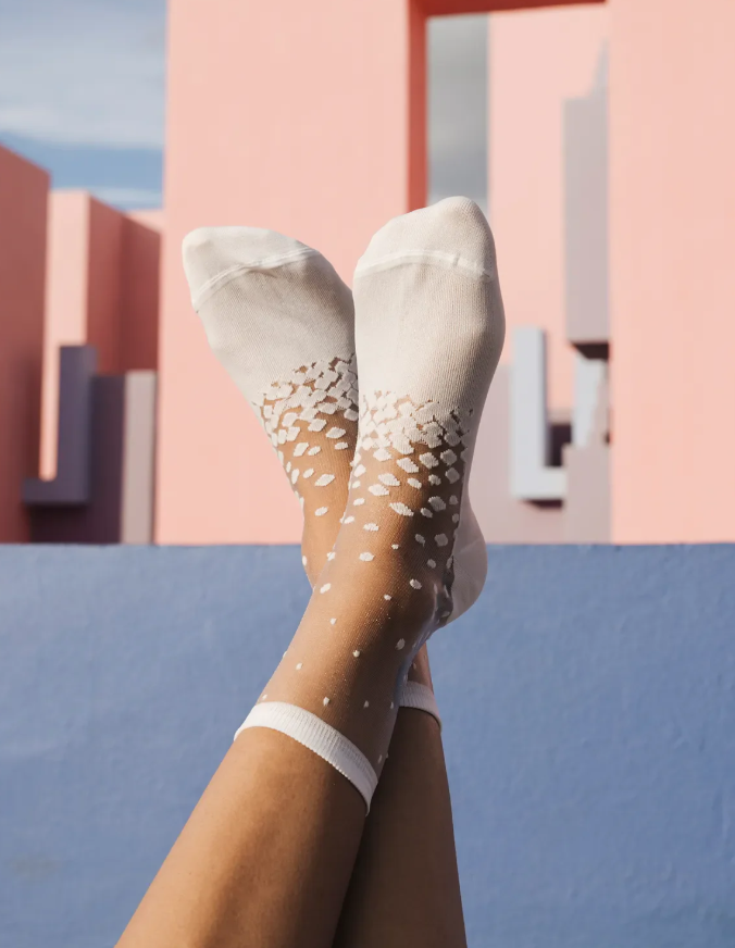 Chaussettes transparentes - Nakameguro white
