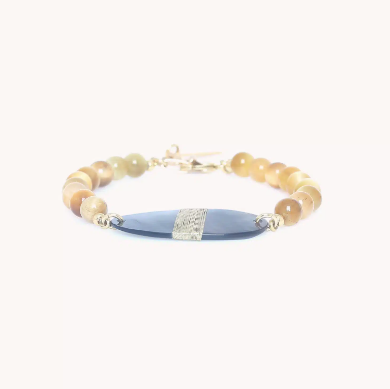 Bracelet ajustable médaillon - Alegria Beach