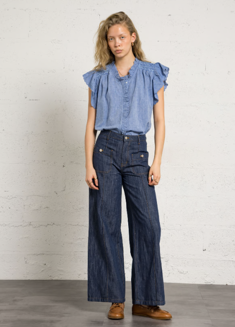 blouse judy denim feeka 4