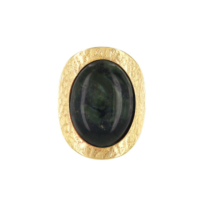 BAGUE OLIVE DORE VERT TARATATA 4