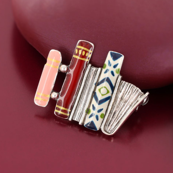 broche romans - argent multi - taratata 3