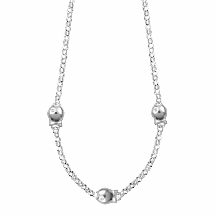 Collier 3 petits poissons