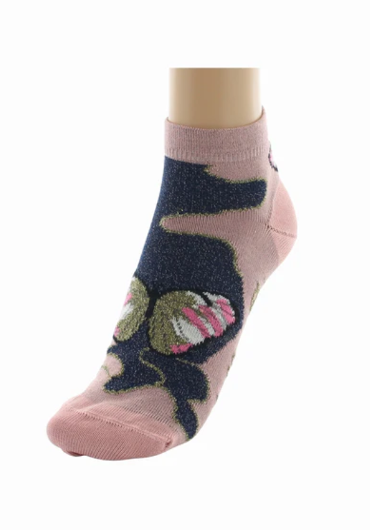 Socquettes coton papillons lurex Berthe 4
