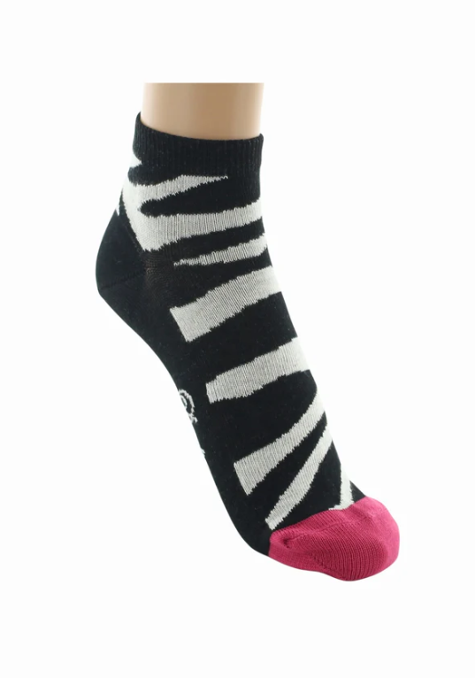 Socquettes coton zebre Berthe 2