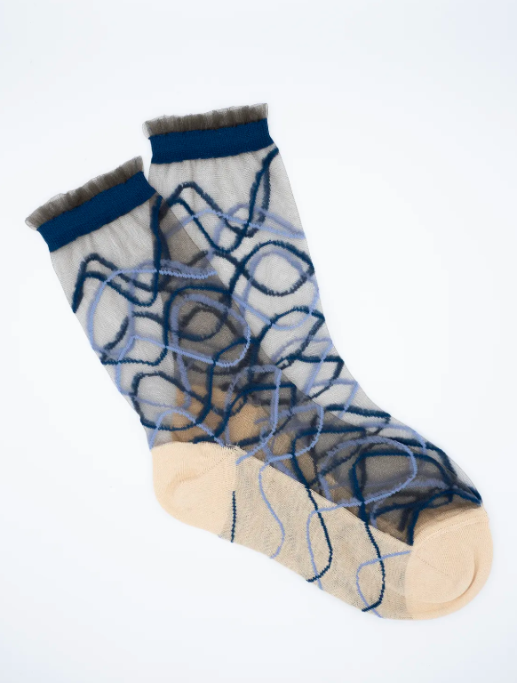 chaussettes riflessi bleue atelier saint eustache 7