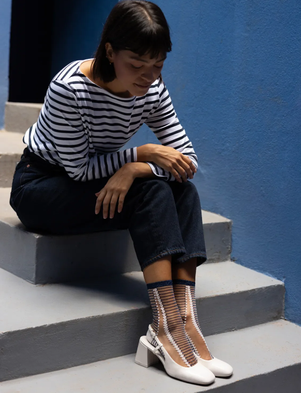 chaussettes boavista blue atelier saint eustache 4