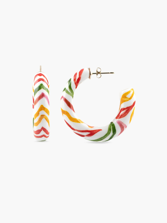 Boucles d’oreilles créoles Crazy Tiger