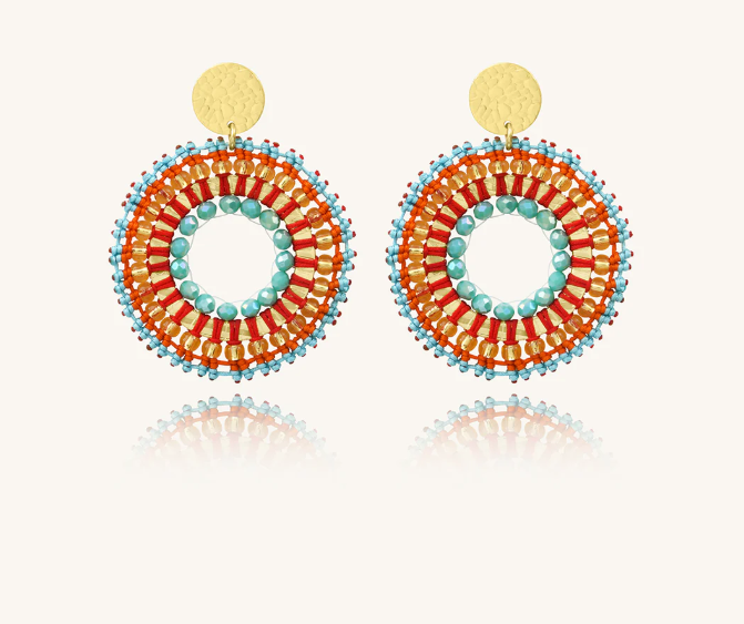 Boucles d\'oreilles Classique Andes - Multicolore