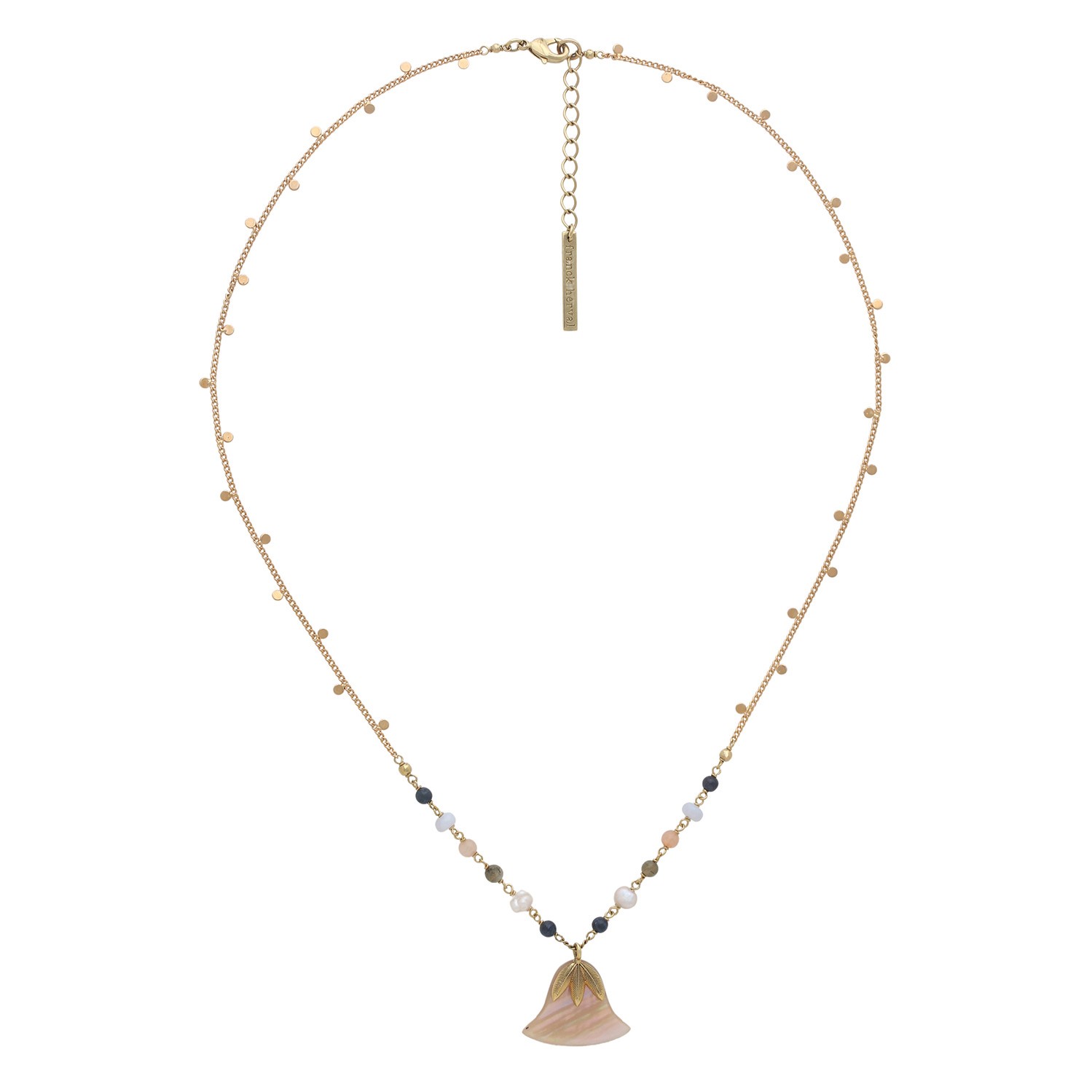 collier palma feuille nacre franck herval 1