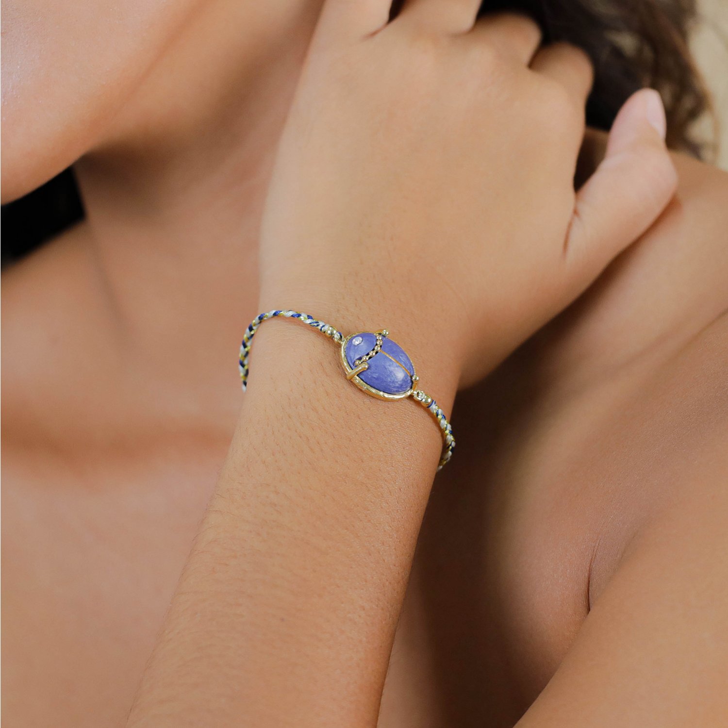 bracelet scarabee cordon palma franck heval 3